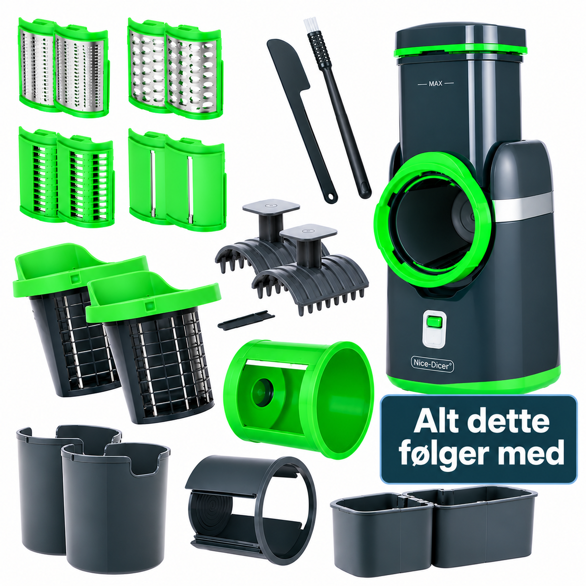Elektrisk grønnsakshakker - Nicer Dicer Electro