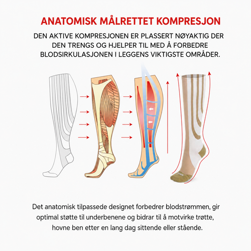 Sankom Kompresjonsstrømper
